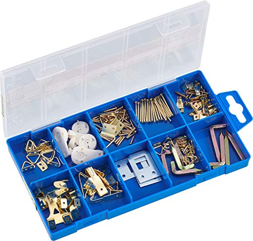 Connex Bilderhaken-Sortiment 142-teilig - Bildaufhänger & Haken im Set - Vorsortiert in praktischer Kunststoffbox - Universell einsetzbar / Aufhänger für Bilderrahmen / Sortimentskasten / DP8500014 Connex Bilderhaken-Sortiment 142-teilig - Bildaufhänger & Haken im Set - Vorsortiert in praktischer Kunststoffbox - Universell einsetzbar / Aufhänger für Bilderrahmen / Sortimentskasten / DP8500014 von Connex