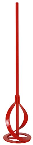 Connex Rondenrührer - Ø 80 x 400 mm - Sechskant-Schaft - Geeignet für Wand- & Deckenfarben - Mischgut bis 15 kg - Für 10 mm Bohrfutter / Farbrührer / Rührquirl / Rührkorb / COX781257 von Connex