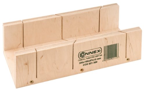 Connex COX821300 Schneidlade, Mehrschicht-Holz, 15 mm stark, Höhe 67 mm, 300 x 100 mm von Connex