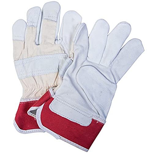 Connex COX938632 Handschuhe Vollleder stark Große 8, Weiß / Rot von Connex