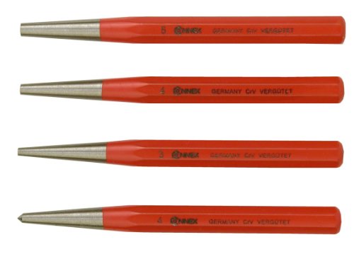 Connex COXT653104 Körner- und Durchschlagsatz, 4-teilig, Chrom-Vanadium Connex COXT653104 Körner- und Durchschlagsatz, 4-teilig, Chrom-Vanadium von Connex