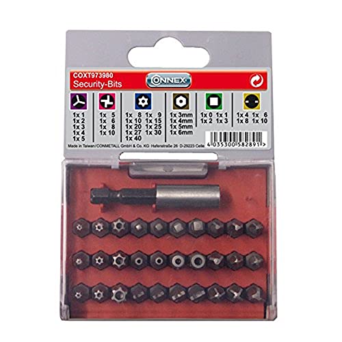 Connex COXT973980 Bit-Satz Security, Magnethalter,31-teilig Connex COXT973980 Bit-Satz Security, Magnethalter,31-teilig von Connex