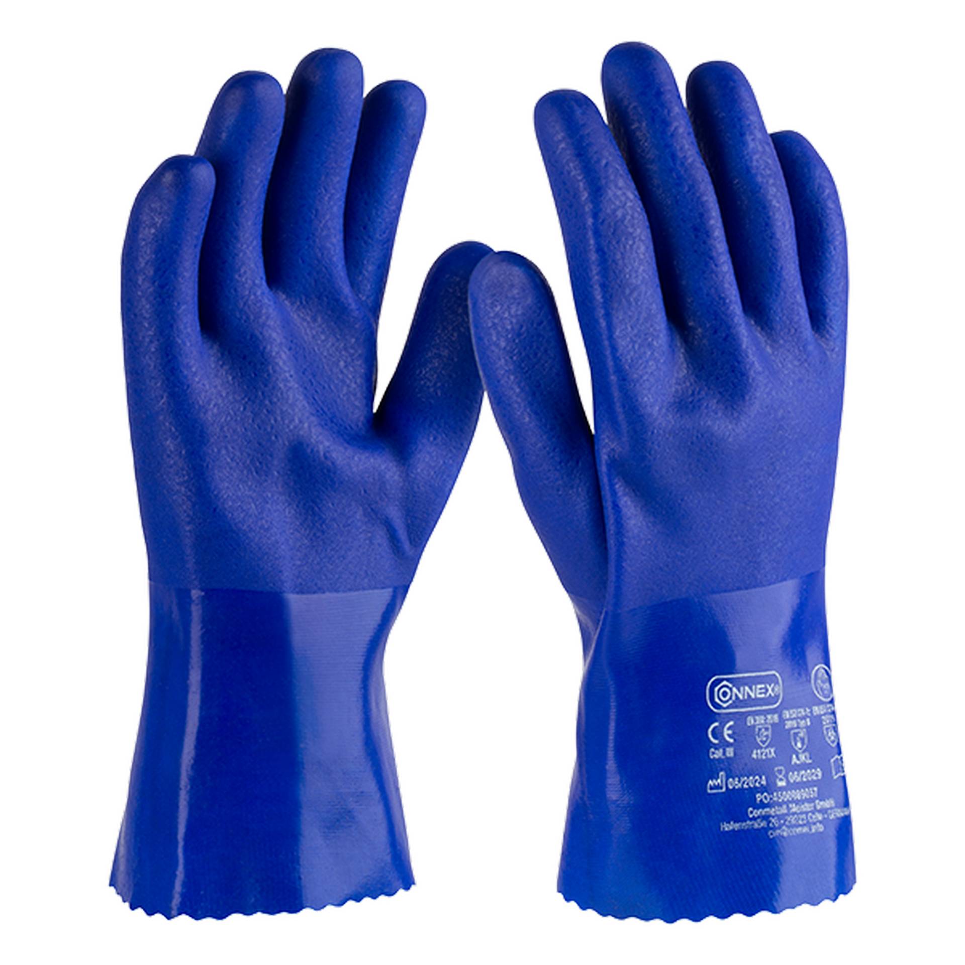 Connex Chemieschutzhandschuh 'Pro Liquid Chemical' blau Größe 10/XL Connex Chemieschutzhandschuh 'Pro Liquid Chemical' blau Größe 10/XL von Connex