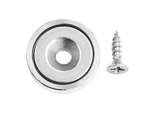 Connex Neodym-Scheibenmagnet - Mit Rundloch & Schraube - Ø 20 x 6 x 4,5 mm - 1 Stück - Extra starker Magnet - 10,5 kg Haftkraft - Für Haushalt & Werkstatt / Powermagnet / Ringmagnet / DY7100012 Connex Neodym-Scheibenmagnet - Mit Rundloch & Schraube - Ø 20 x 6 x 4,5 mm - 1 Stück - Extra starker Magnet - 10,5 kg Haftkraft - Für Haushalt & Werkstatt / Powermagnet / Ringmagnet / DY7100012 von Connex