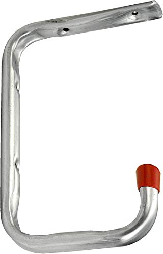 Connex Deckenhaken- Mit schützendem Gummiüberzug - verzinkt / Universalhaken / Montagehaken für Garage / Werkstatthaken / Ordnungshelfer / DY222010, 250 x 155 x 145 x 80 mm (30 kg), Silber, Rot von Connex