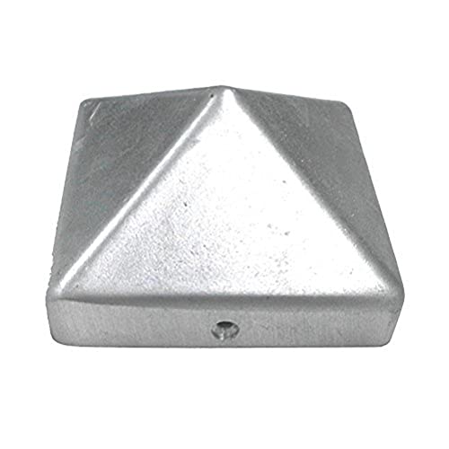 Connex HV4326 Pfostenkappen Pyramide, 90 x 90 mm, Aluminium von Connex