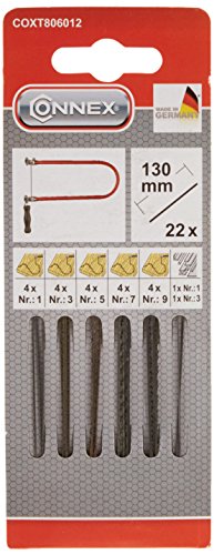 Connex Laubsägeblatt Holz/Metall Taifun, 22 Stück, COXT806012 von Connex