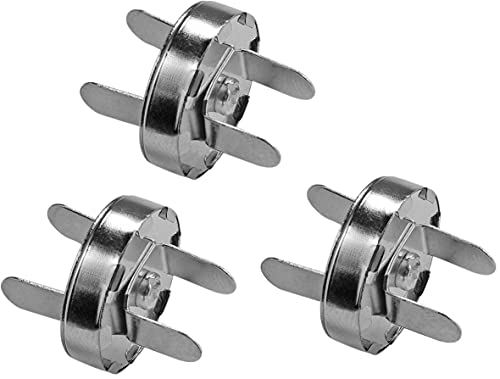 Connex Neodym-Magnetverschluss - Ø 18,5 mm - 3 Stück im praktischen Set - Extra starker Magnet - 2,5 kg Haftkraft - Für Haushalt & Werkstatt/Powermagnet/Mini-Magnet / DY7100035 von Connex