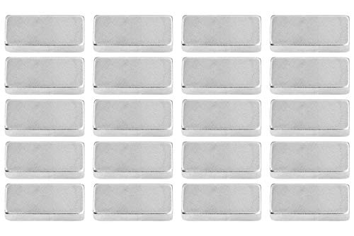 Connex Neodym-Quadermagnet - 7 x 3 x 2 mm - 20 Stück im praktischen Set - Extra starker Magnet - 0,89 kg Haftkraft - Für Haushalt, Werkstatt & Hobby / Powermagnet / Blockmagnet / DY7100007 von Connex