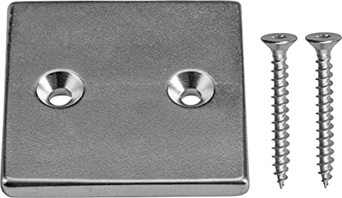 Connex Neodym-Quadermagnet-Extra starker Magnet-16 kg Haftkraft-1 Stück-Für Haushalt & Werkstatt/Powermagnet/Mini-Magnet / DY7100031, silber 40 x 40 mm (16 kg Haftkraft) von Connex