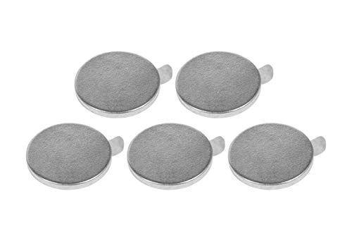 Connex Neodym-Scheibenmagnet - Ø 10 x 1 mm - Selbstklebend - 5 Stück im praktischen Set - Extra starker Magnet - 0,5 kg Haftkraft - Für Haushalt & Werkstatt / Powermagnet / Klebemagnet / DY7100026 von Connex