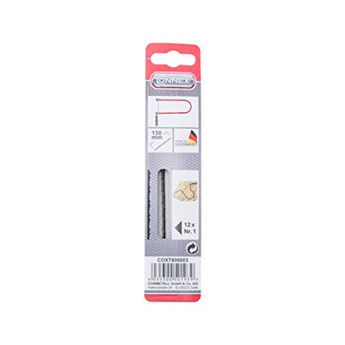 Connex Sägeblatt Taifun alternative Dekupiersäge, 130 mm, 12-teilig, Grün, COXT806006, 4 Connex Sägeblatt Taifun alternative Dekupiersäge, 130 mm, 12-teilig, Grün, COXT806006, 4 von Connex