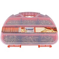 CONNEX Holzschrauben-Sortiment 1700-teilig von Connex
