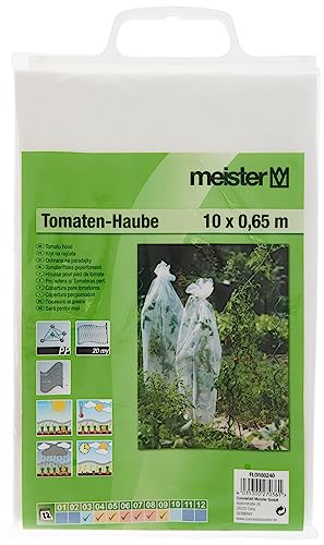 Connex Tomatenfolien-Haube 10 x 0,65 m - 20 my - PE - Mit Lüftungslöchern - Zur Anzucht von Tomatenpflanzen - Unterstützt den Reifeprozess / Reifehaube / Tomaten-Schutzhaube / FLOR80240 von Connex