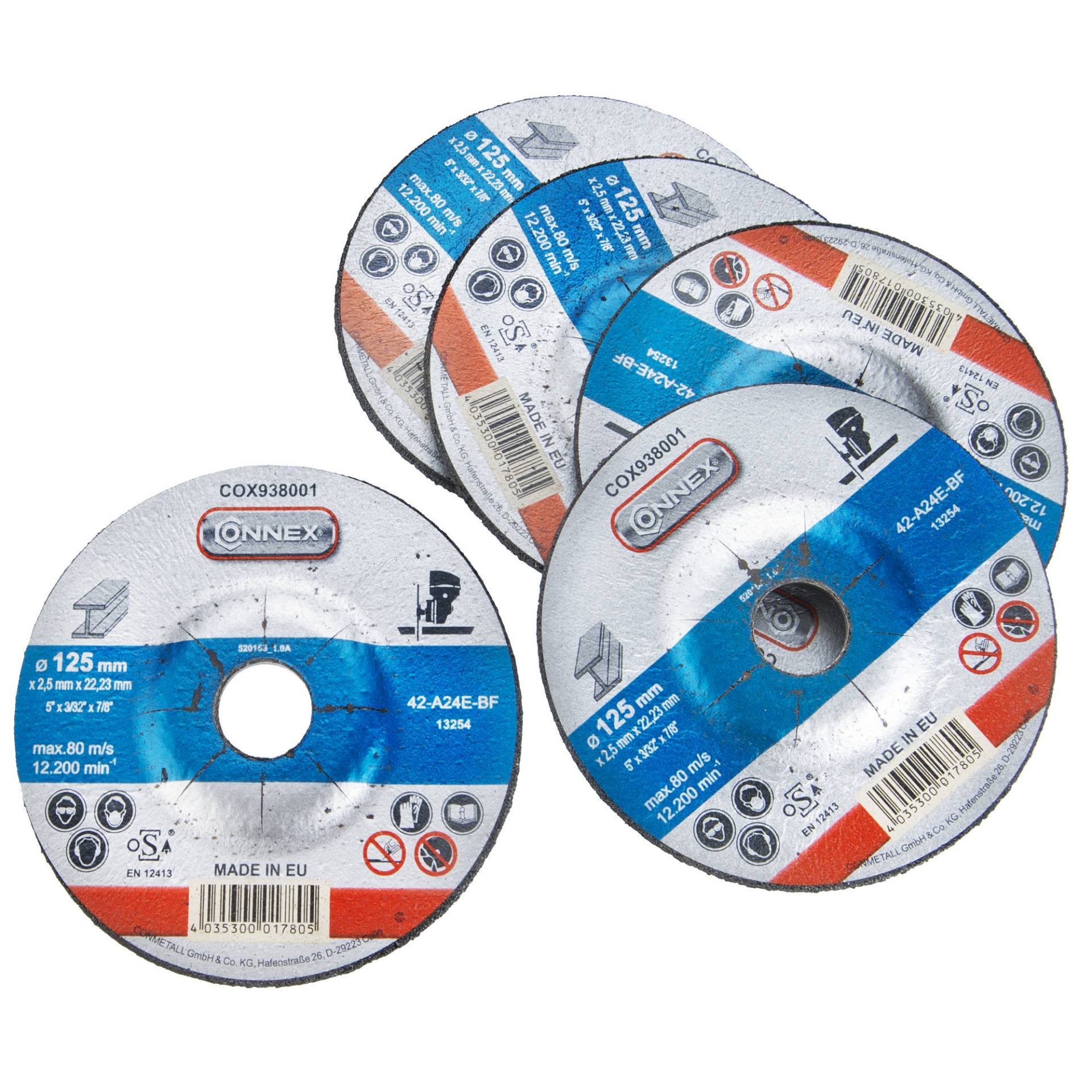 Connex Trennscheibe Metall 125 mm 5 Stück Connex Trennscheibe Metall 125 mm 5 Stück von Connex