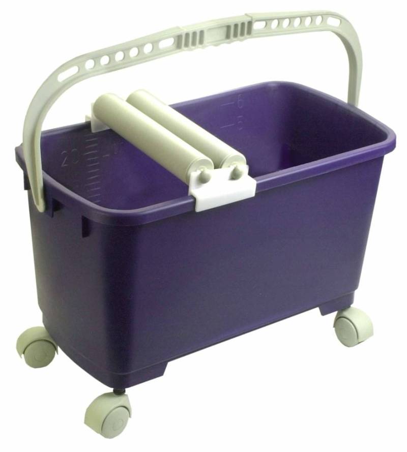 Fliesen-Rollenwaschset Eimer 22 l inkl. Rollenaufsatz von Connex