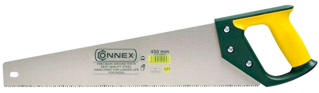 Connex Handsäge COX808845 Länge: 450 mm, geeignet für: Konstruktionsholz Connex Handsäge COX808845 Länge: 450 mm, geeignet für: Konstruktionsholz von Weitere