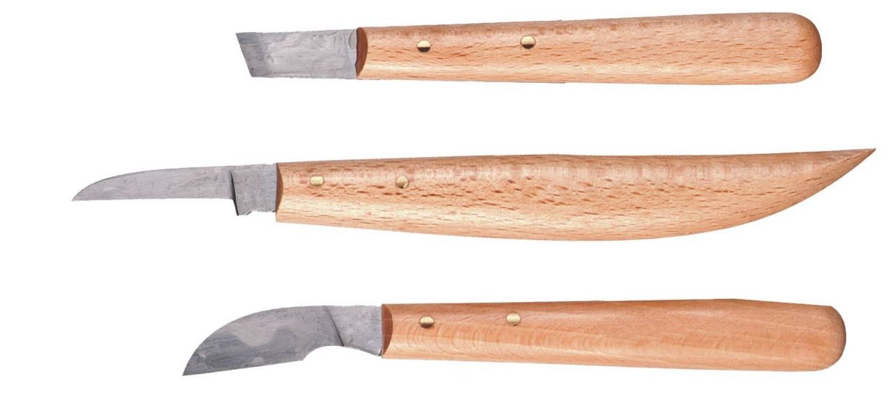 Kerbschnitzgarnitur 3-teilig Kerbschnitzgarnitur 3-teilig von Connex