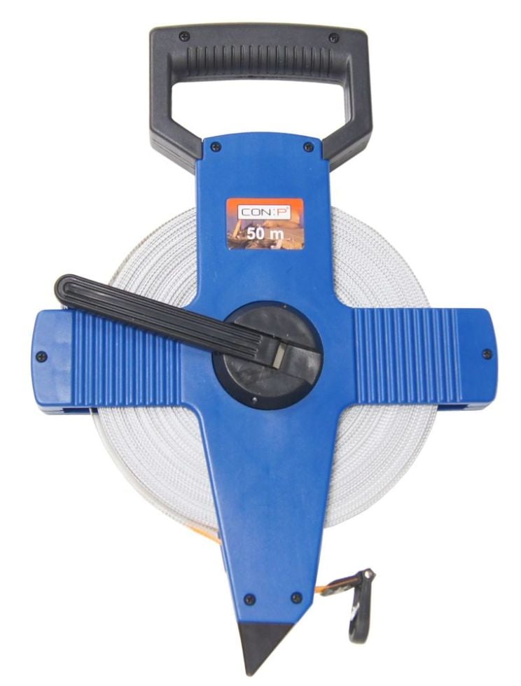 Rollbandmass 50 m auf Rahmen von Connex