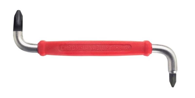 Schraubendreher Winkel Phillips 1 x Phillips 2 x 100 mm von Connex