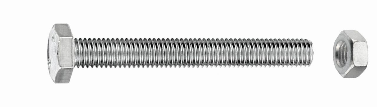 Sechskantschrauben M10 x 20 mm, 15 Stück, Edelstahl A1 Sechskantschrauben M10 x 20 mm, 15 Stück, Edelstahl A1 von Connex