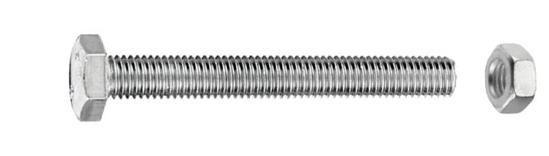 Sechskantschrauben M10 x 25 mm, 75 Stück von Connex