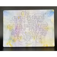 Die Welt Ist Rund 10x15 cm Magnet von ConniesCreations4PC
