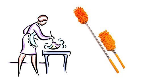 Conny Clever Staubwedel Duster XL orange von Conny Clever