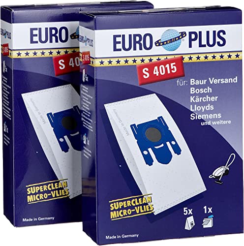 Euro Plus S 4015/2 2er Pack BoschSiemens Staubsaugerbeutel und 5 Conny Clever Duftstäbchen von Conny Clever