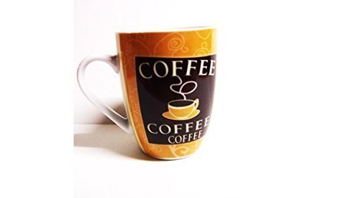 Keramik schwarz mit Henkel Kaffeetassen Teetassen mit Dekor von Conny Clever