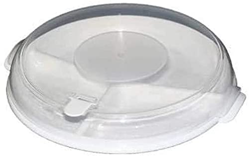 Menüteller m.Deckel mikrowellengeeignet im neuen Design Fárbe weiss von Conny Clever
