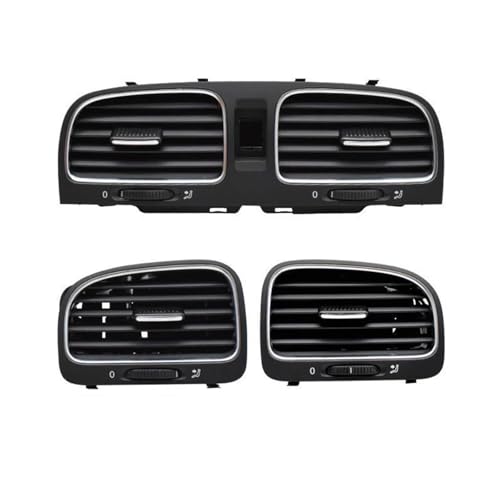 Auto Klimaanlage Lüftungsgitter für VW Golf 6 GTI MK6 2009-2013, Klimaanlage Instrumentenauslass Luftauslass der hinteren Klimaanlage Auto Klimaanlage Lüftungsgitter für VW Golf 6 GTI MK6 2009-2013, Klimaanlage Instrumentenauslass Luftauslass der hinteren Klimaanlage von Conpert
