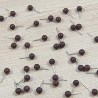 Pins Landkarte Kaffeebraun - Matt von ConquestMaps