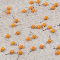 Pins Landkarte Orange - Mattes Finish von ConquestMaps