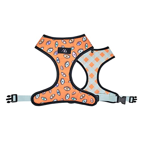 Consentida Wendegeschirr für kleine Hunde - 22 x 20,5 cm - Augen-Design - Größe S - sehr robust und bequem - sicher - Zubehör für Hunde Consentida Wendegeschirr für kleine Hunde - 22 x 20,5 cm - Augen-Design - Größe S - sehr robust und bequem - sicher - Zubehör für Hunde von Consentida