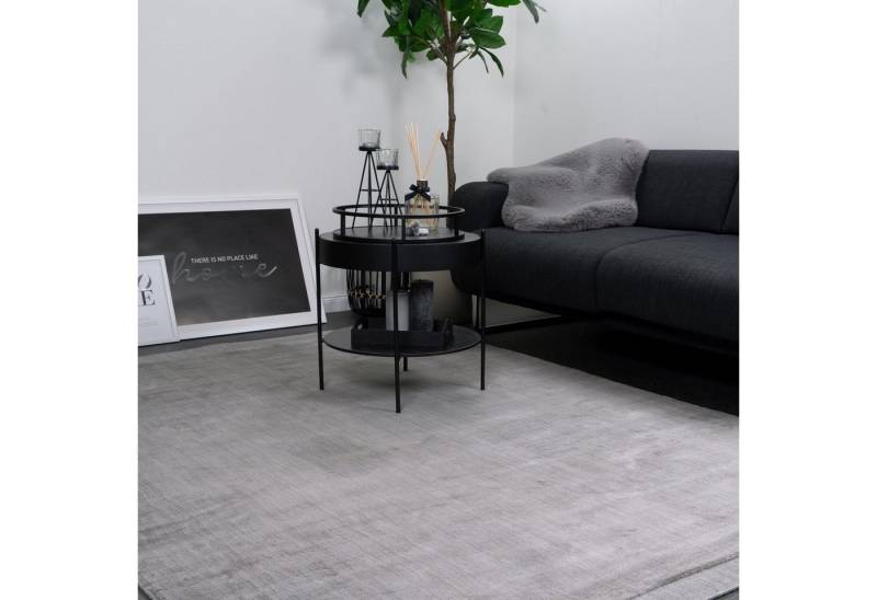 Consilio Concept Designteppich BAMBOO Teppich Wohnzimmer luxuriös Viskose Seidenglanz Soft von Consilio Concept