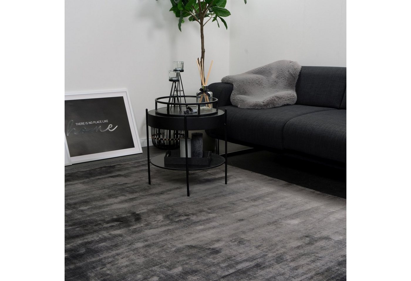 Designteppich BAMBOO Teppich Wohnzimmer luxuriös Viskose Seidenglanz Soft, Consilio Concept von Consilio Concept
