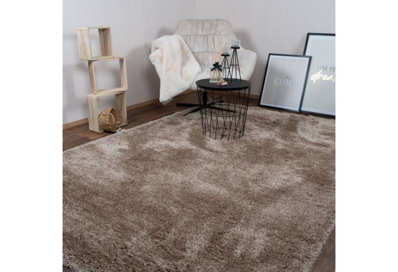 Consilio Concept Designteppich MONA Teppich Wohnzimmer Hochflor Shaggy langflorig handgefertigt von Consilio Concept