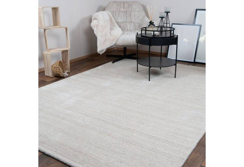 Consilio Concept Designteppich Teppich Wohnzimmer Natur Wolle modern Melange dezent Feng Shui von Consilio Concept