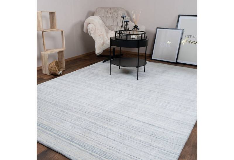 Consilio Concept Designteppich Teppich Wohnzimmer Natur Wolle modern Melange dezent Feng Shui von Consilio Concept