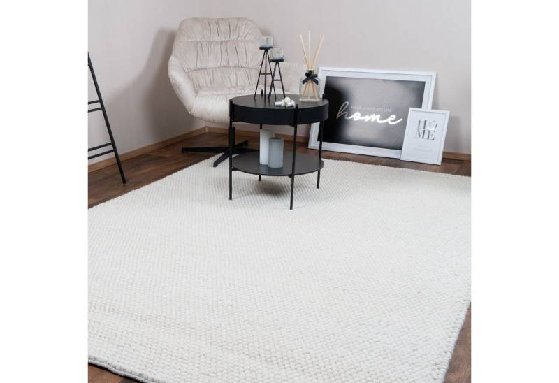 Consilio Concept Designteppich WOOLY Teppich Wohnzimmer Wolle Designer Natur Vegan Nachhaltig, Kugelteppich, Filzkugelteppich, Wollteppich von Consilio Concept