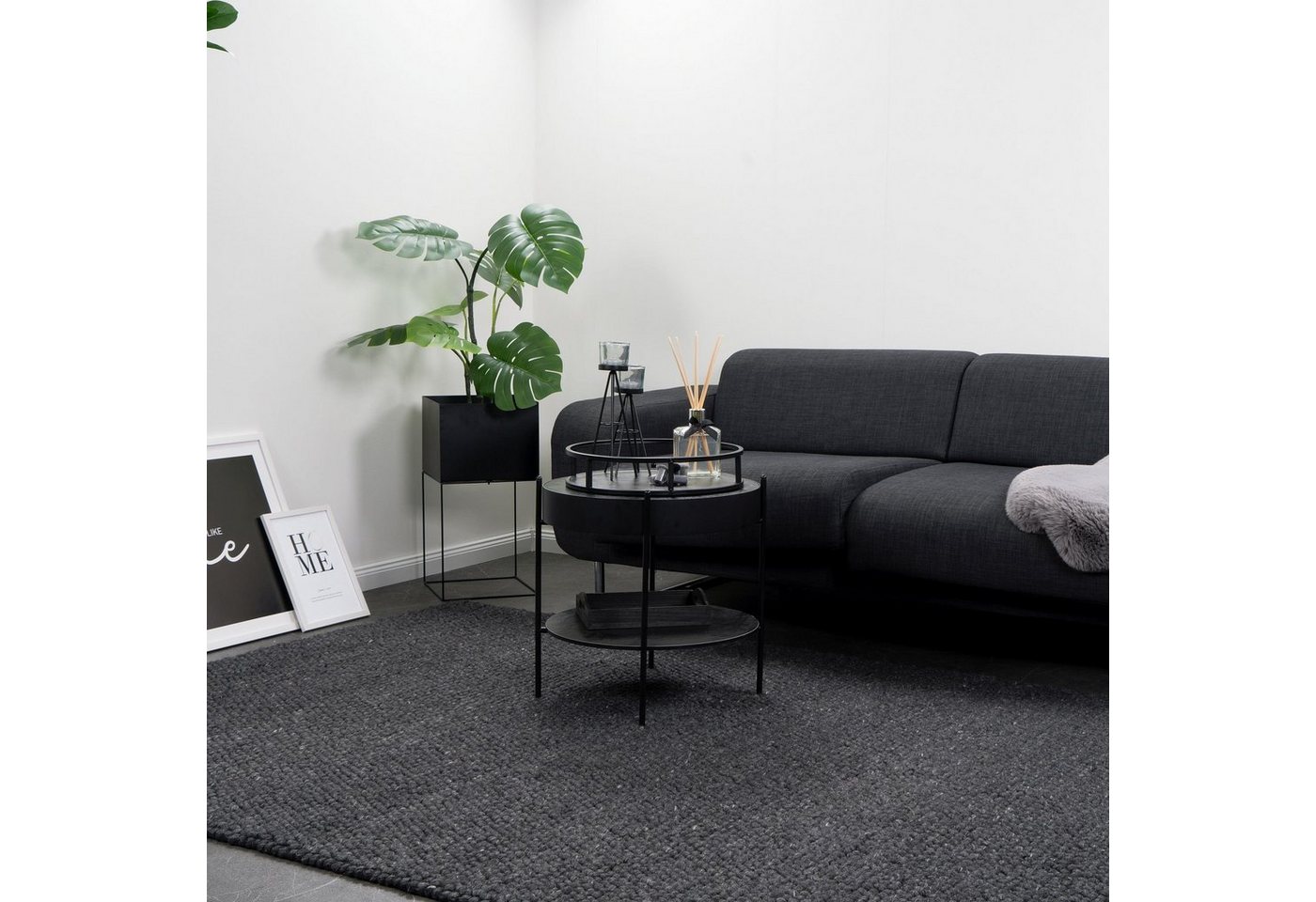Designteppich WOOLY Teppich Wohnzimmer Elfenbein Wolle modern Designer Natur Melange, Consilio Concept von Consilio Concept