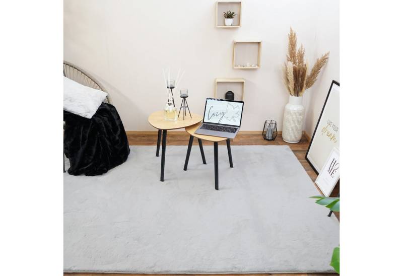 Consilio Concept Fellteppich Teppich Hasenfell Imitat COZY Fell Hochflor rechteckig Höhe: 22 mm von Consilio Concept