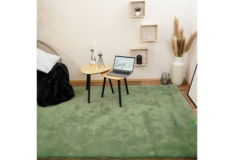 Consilio Concept Fellteppich Teppich Hasenfell Imitat COZY Fell Hochflor rechteckig Höhe: 22 mm von Consilio Concept