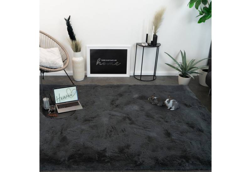 Consilio Concept Fellteppich Teppich Hasenfell Imitat HEAVEN Fell Hochflor rechteckig Höhe: 50 mm von Consilio Concept