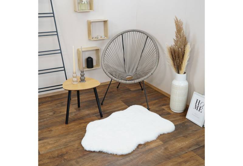 Consilio Concept Fellteppich Teppich Schaffell Imitat Fellteppich SHEEPSKIN Fell Hochflor Höhe 52mm von Consilio Concept