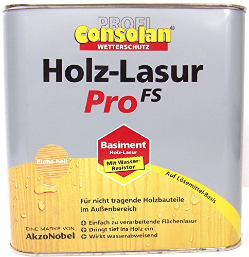 Consolan Holz Lasur Pro FS, 5 Liter in Nussbaum von Consolan