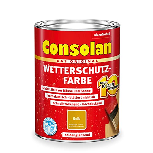 Consolan Wetterschutz-Farbe; 0,75 ml; Gelb von Consolan