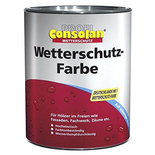 Consolan Profi Wetterschutzfarbe Taubenblau 2,5 Liter von Consolan