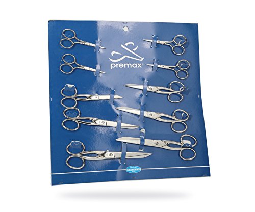 Consorzio 10933 Prospekthalter Premax mit 10 Schere, Grau von Premax